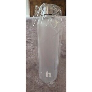 hims & hers - Limited Edition Frosted Water Bottle BPA Free - New In Package